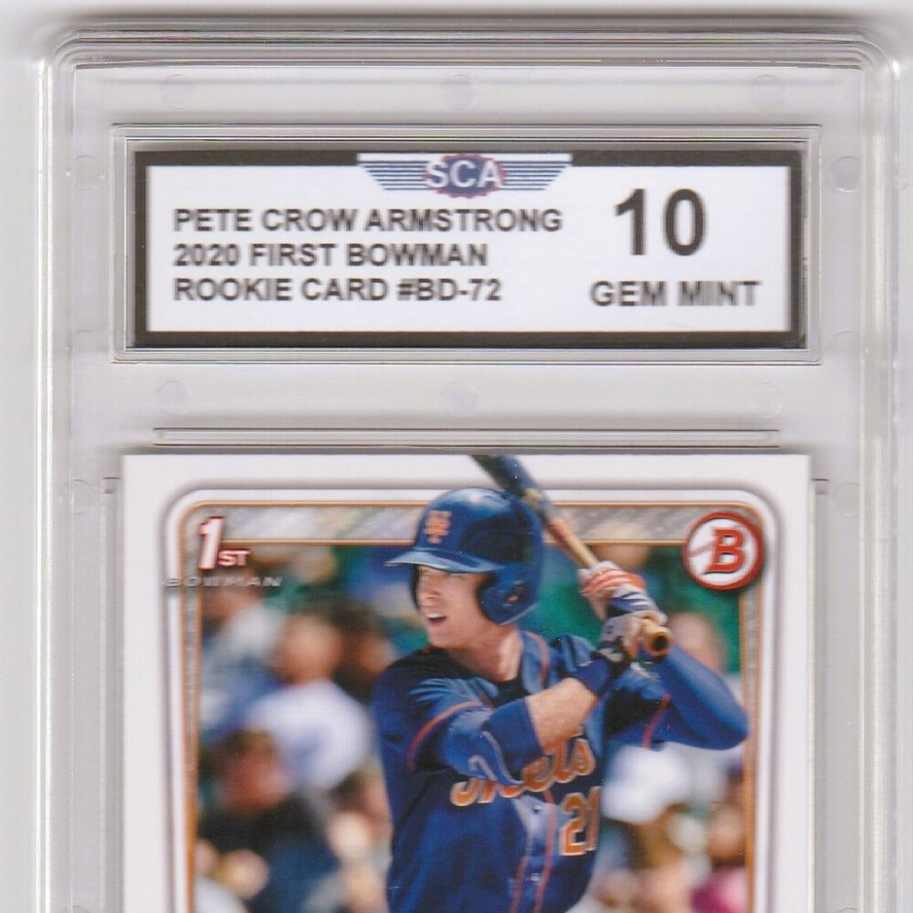 2020 FIRST BOWMAN PATE CROW ARMSTRONG ROOKIE CARD CHICAGO CUBS
